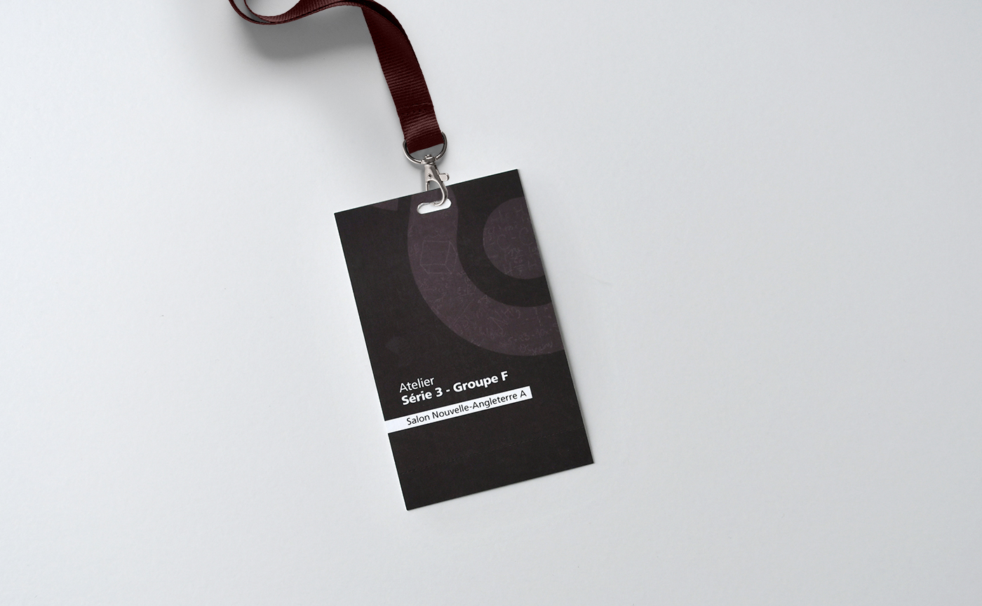 Visuel de l'insigne d'identité utilisé dans le cadre du congrès de l'Adigecs 2018